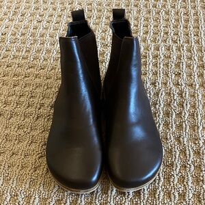 Brown Leather Ankle Boots